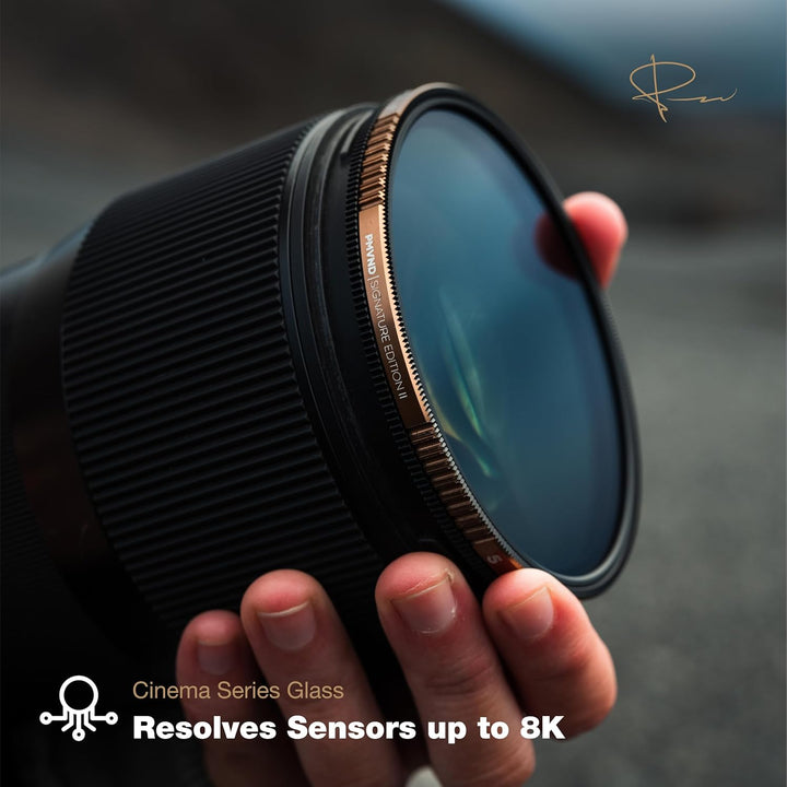 PolarPro - Vario VND - 95 mm - 6–9 Blendenstufen - Edition II - Peter McKinnon - Keine Vignettierung