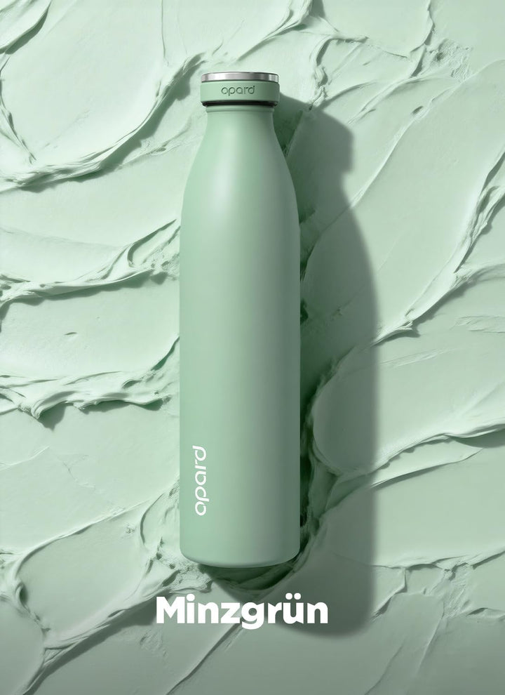Opard Grip Thermosflasche 750ml, 36h Kalt &amp; 12h Heiss Trinkflasche Edelstahl, Trinkflasche Kohlensäu