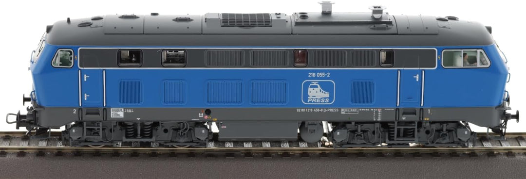 31009 Diesellok, 218 055 Press, blau, Ep VI, Sound+Rauch, DC/AC