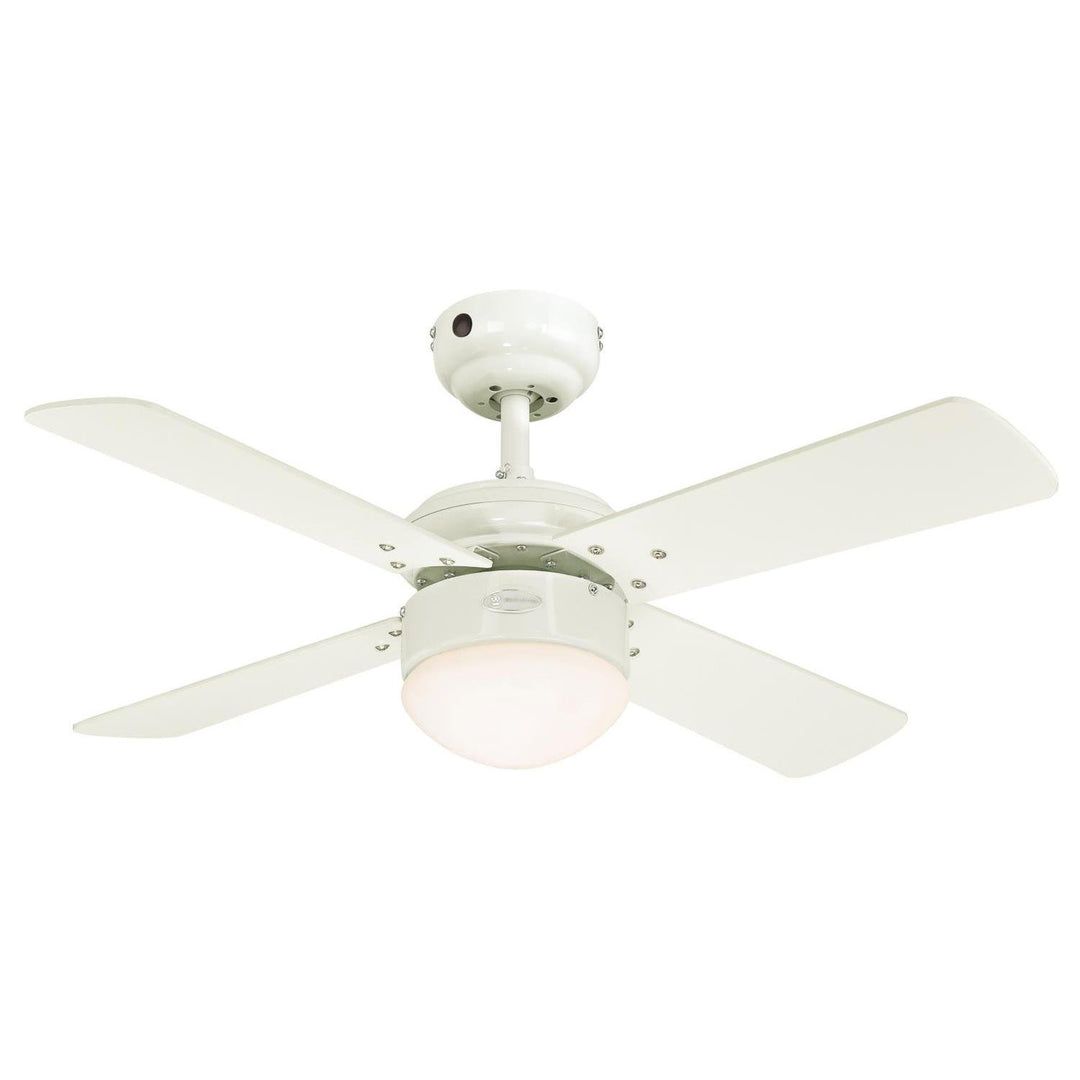 Westinghouse Lighting 7242040 Deckenventilator mit Beleuchtung, Metall, 17 watts, 90 x 90 x 38 cm, A