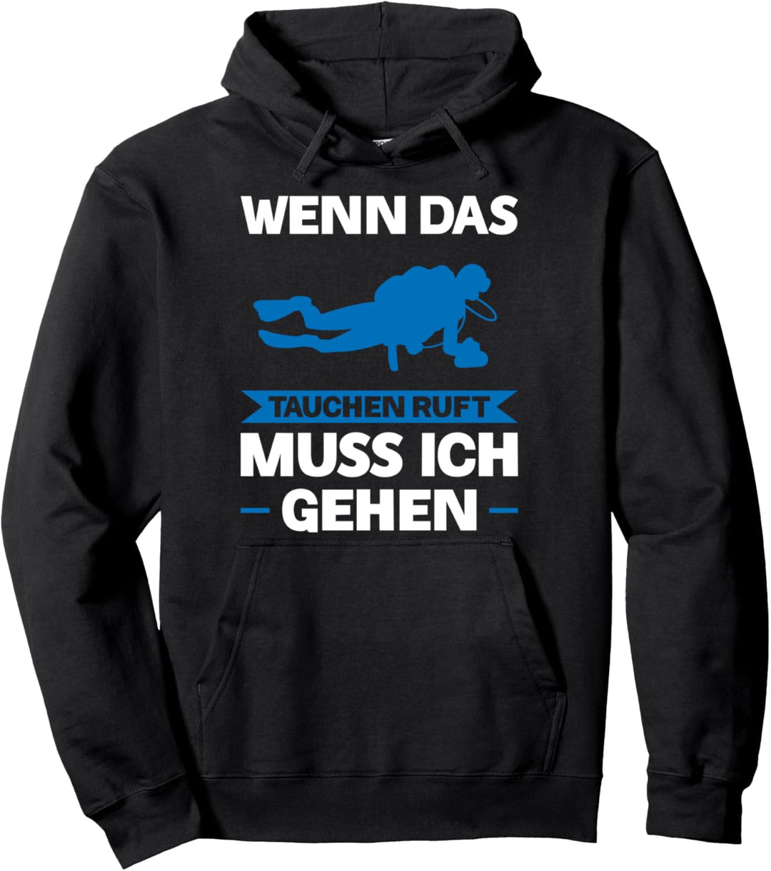 Tauchen Taucher Unterwasser Pullover Hoodie