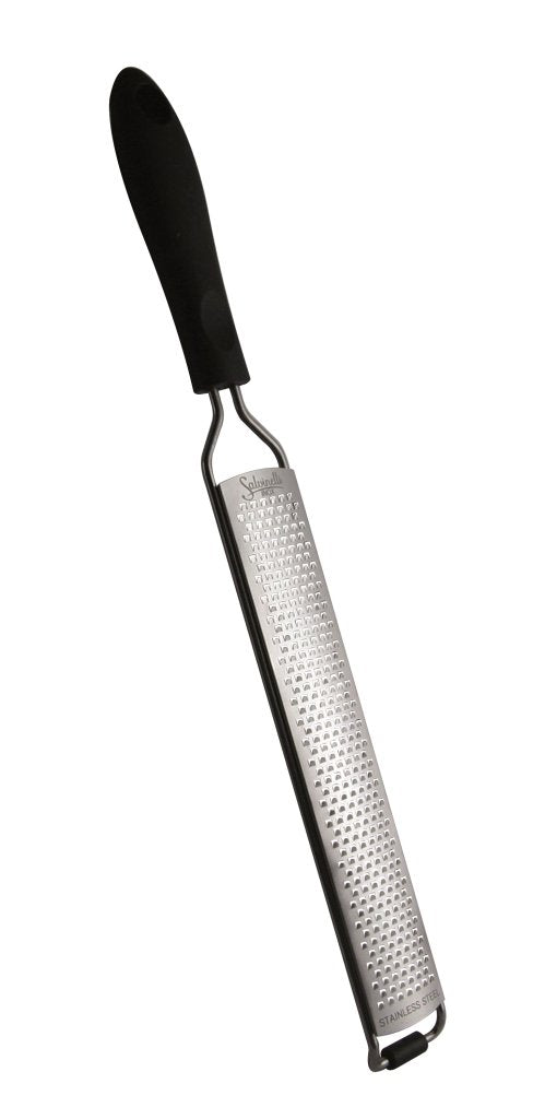 Salvinelli Extra Lang feine Reibe, Edelstahl, Mehrfarbig, 20 x 4 x 30 cm