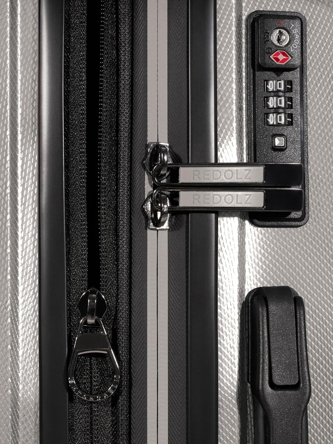 REDOLZ Hartschalen Koffer-Set-2-teilig | S Trolley 40 x 23 x 55 cm mit Laptopfach - 3,2 kg + L Troll
