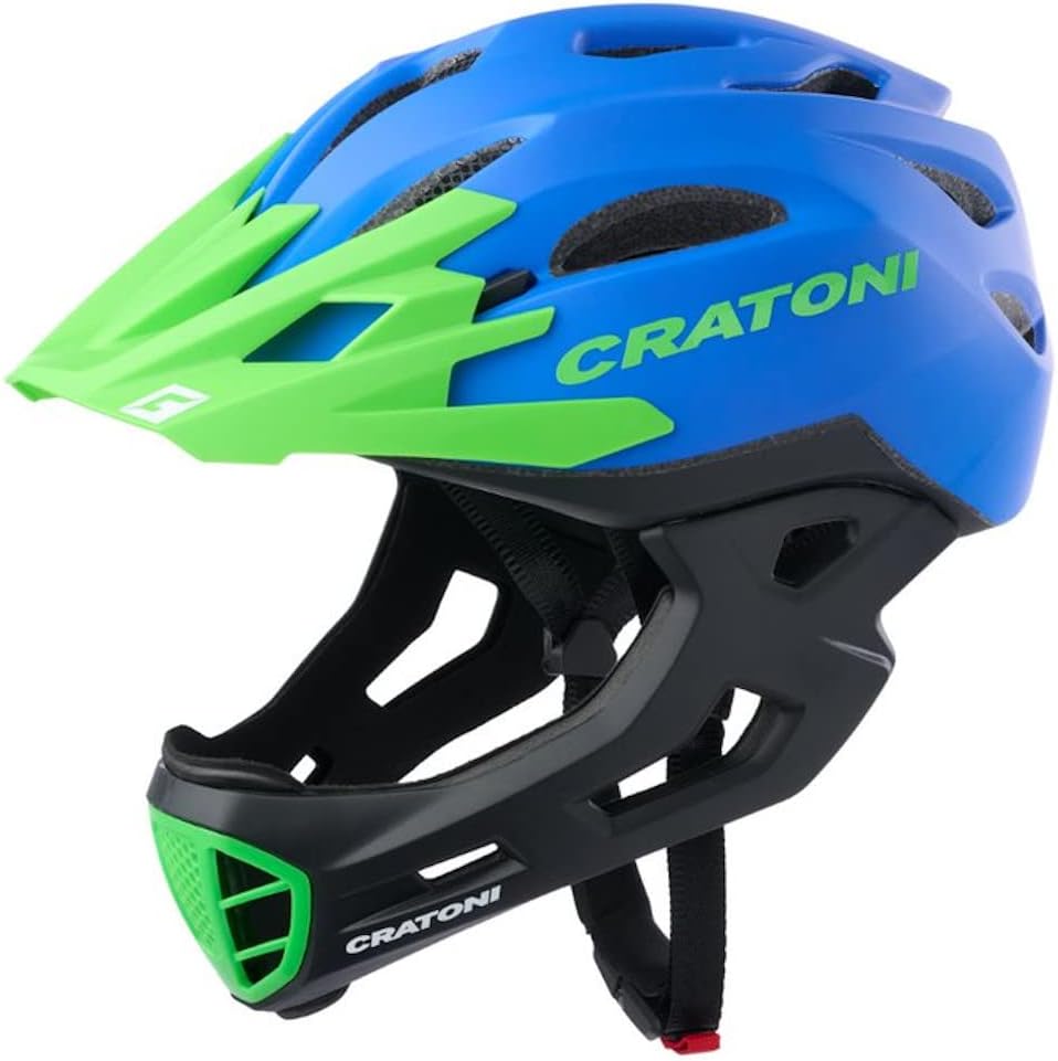 Cratoni Fahrradhelm C-Maniac L-XL (58-61 cm) azure-neongreen, L-XL (58-61 cm) azure-neongreen
