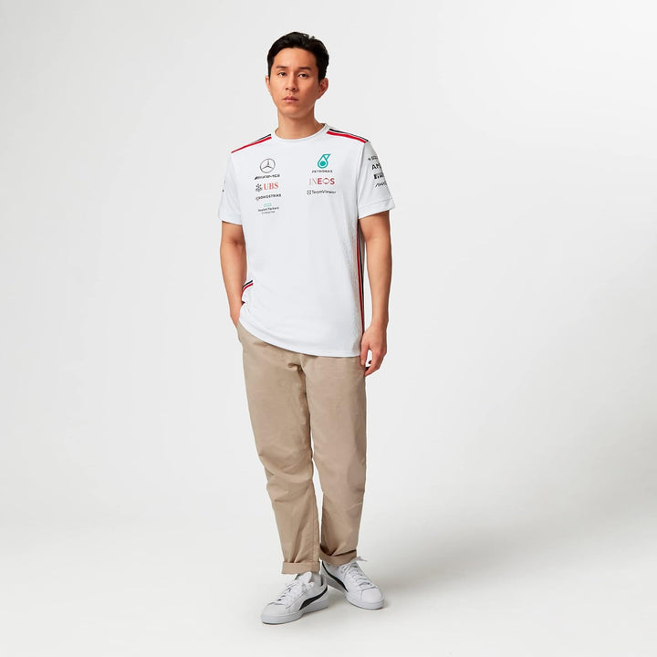 Mercedes AMG Petronas Formel 1 Team - 2023 Team T-Shirt M Weiss, M Weiß