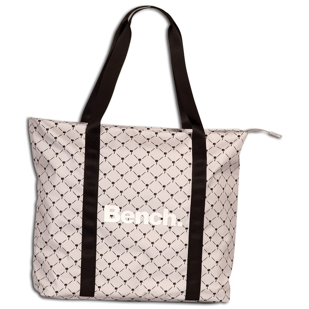 Bench City Girls Shopper Tasche 42 cm Grau, Hellgrau, Grau, Hellgrau