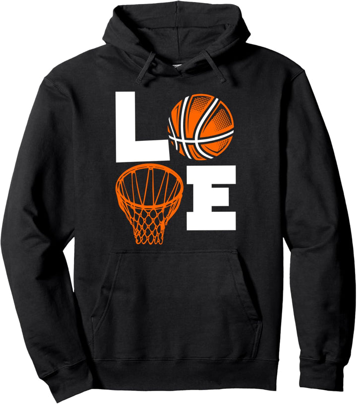 Basketball Love Basketballkorb Basketballspieler Basketball Pullover Hoodie