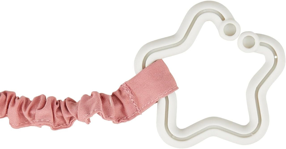 Sterntaler Kinderwagenkette Hase Hanni - Baby Spielzeug mit Rassel & Spiegel - Kinderwagen Zubehör -
