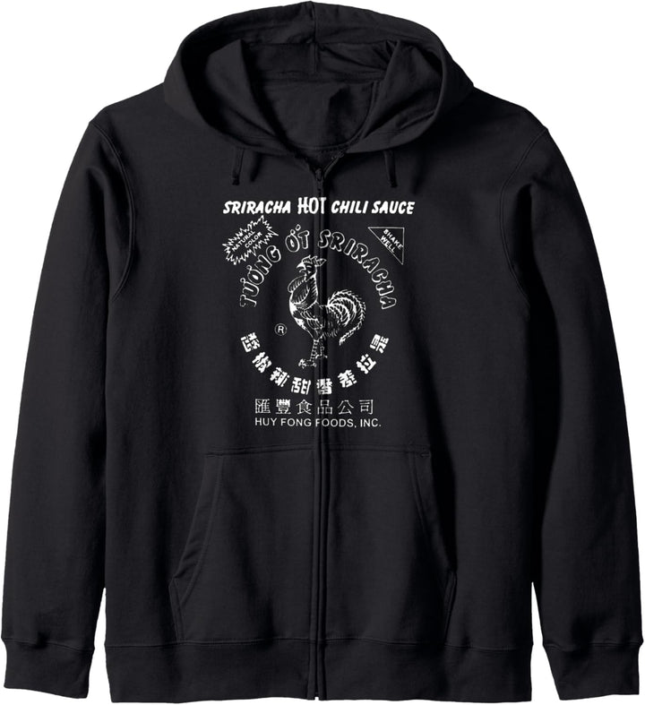 Funny Sriracha Hot Chili Rooster Sauce Lover Gift Kapuzenjacke