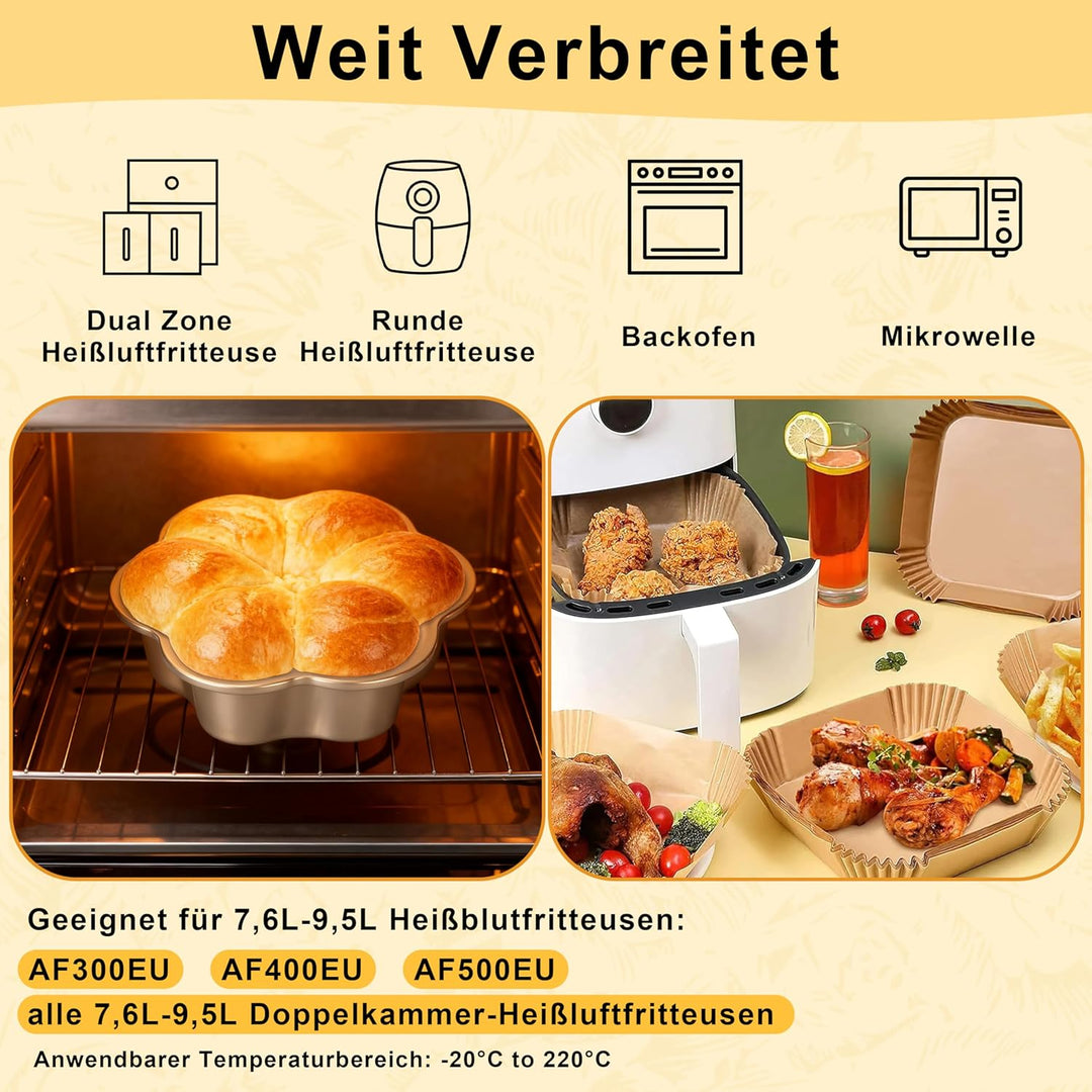 Ninja Heissluftfritteuse Zubehör, Airfryer Zubehör für Ninja Foodi Max Dual Zone AF300EU AF400EU AF5