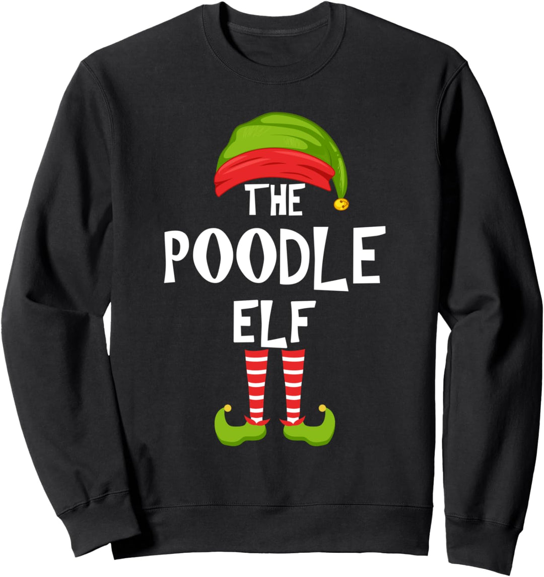 Pudel-Elfe Passende Familie Weihnachtsfeier Pajama-Gruppe Sweatshirt