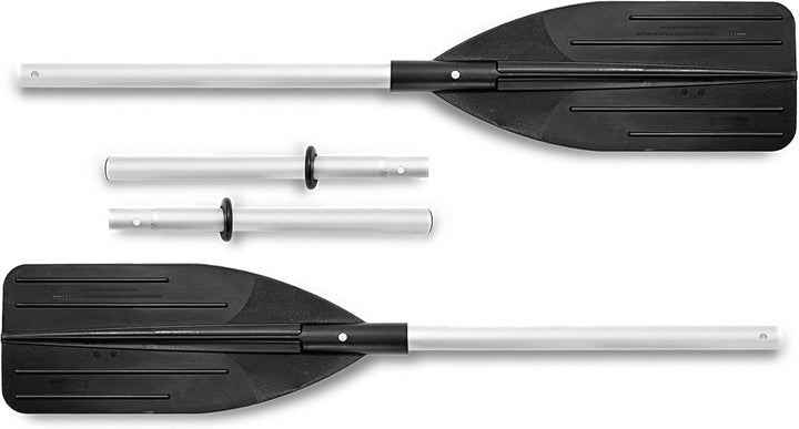 Intex Challenger 3 Set Schlauchboot - 295 x 137 x 43 cm - 3-teilig - Blau / Gelb Single, Single