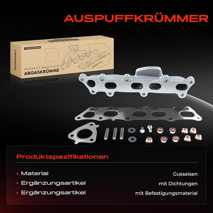 Auspuffkrümmer Krümmer für Accord VII CL Accord VII Tourer CM Civic VIII Hatchback FK FN CR-V III RE