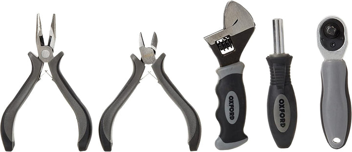 Oxford OX770 Bike Tool Kit Pro - Repair Your Motorbike, Motorcycle or Scooter On The Move, Black Wer
