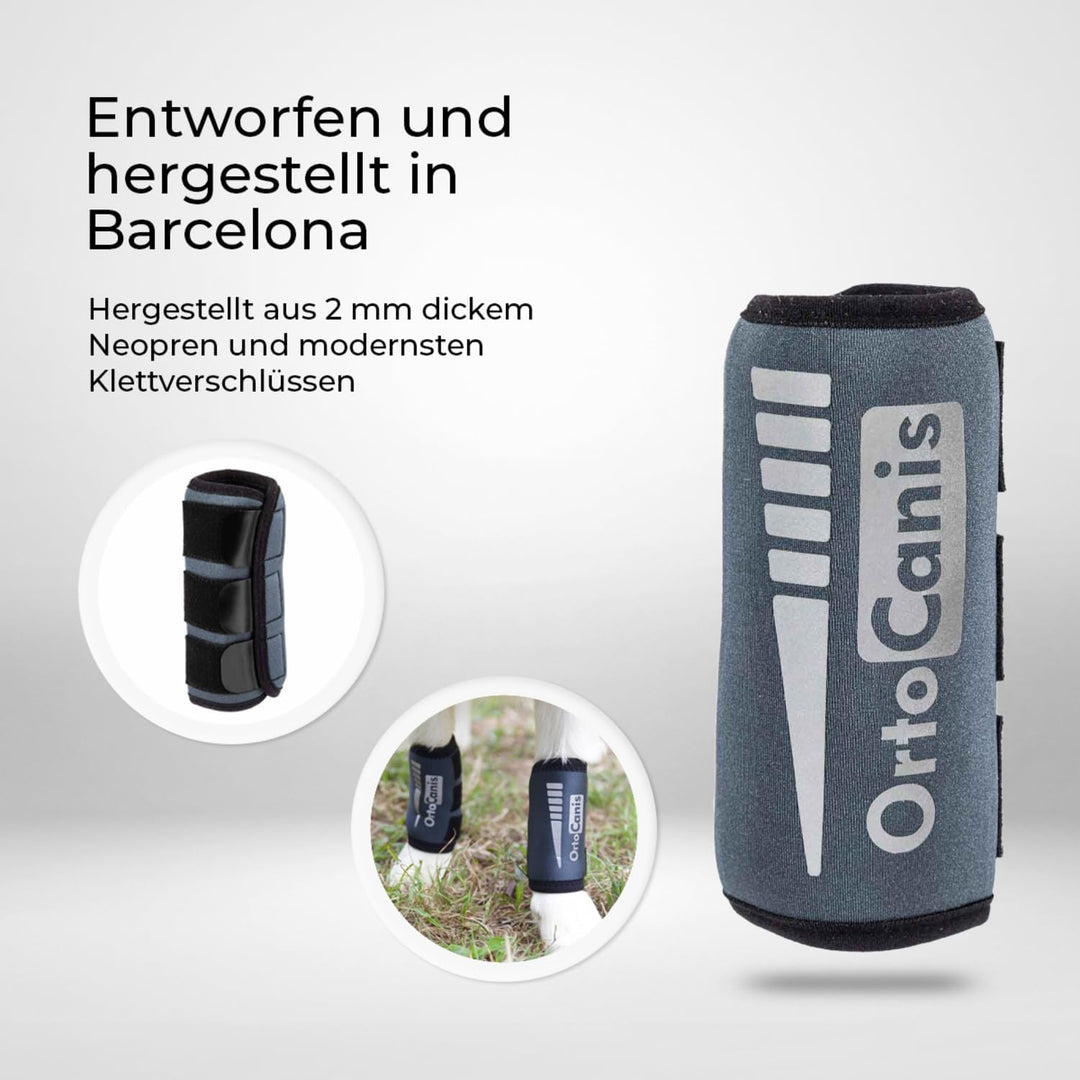 Ortocanis - Karpalgelenk-Bandage für Hund - Arthrose, Bänder- und Sehnenverletzungen oder Agility-Hu