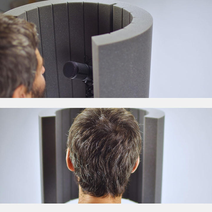 ACOUSPANEL Micscreen für Mikrofon Schallschutz Isolations schild Akustischer Akustikschaum Schaumsto