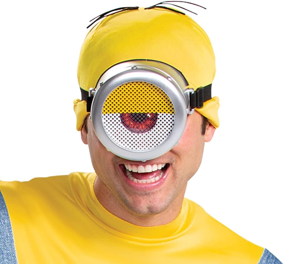 Disguise Herren Minion Deluxe Adult Stuart Costume Erwachsenenkostme Medium (38-40) US Mehrfarbig, M