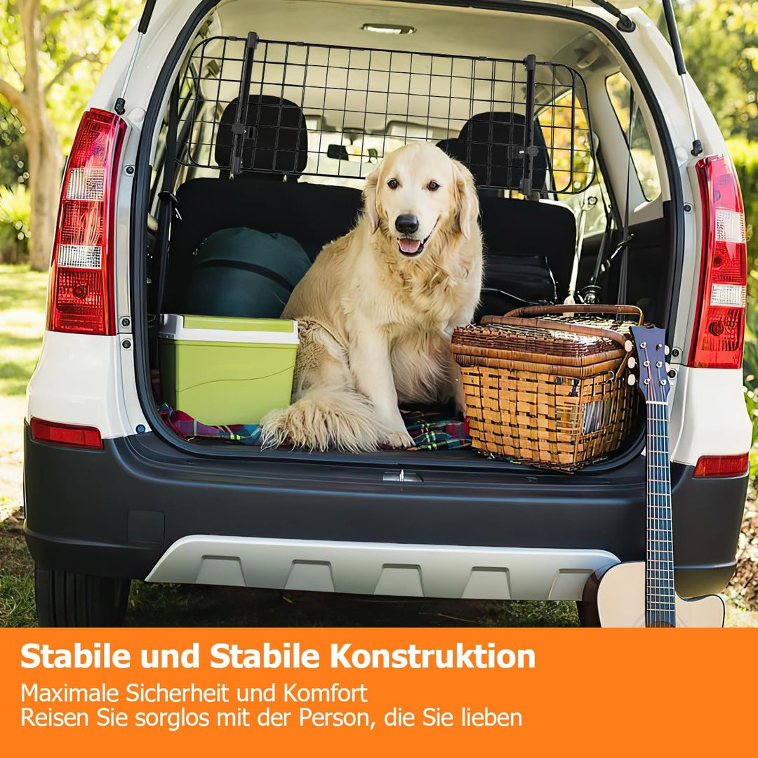 Hundegitter Auto, Autoschutzgitter Trenngitter Universal, Autoschutzgitter Verstellbare Breite mit S
