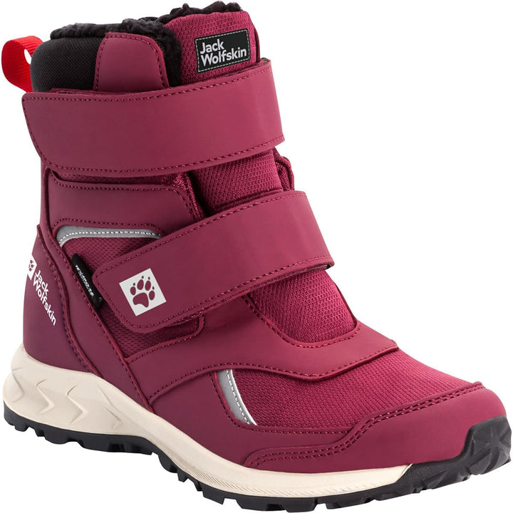 Jack Wolfskin Unisex Kinder Woodland Wt Texapore High Vc K Schneestiefel 38 EU Burgundy Red, 38 EU B