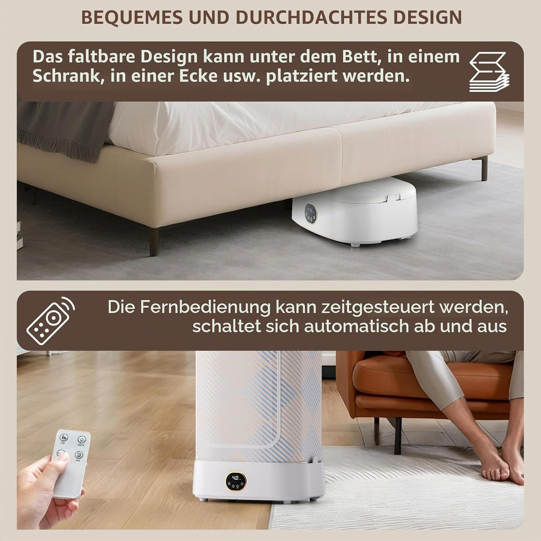 Automatischer Hemdenbügler mit Dampffunktion, 1000W Automatische Bügel- Und Faltmaschine, Innovative