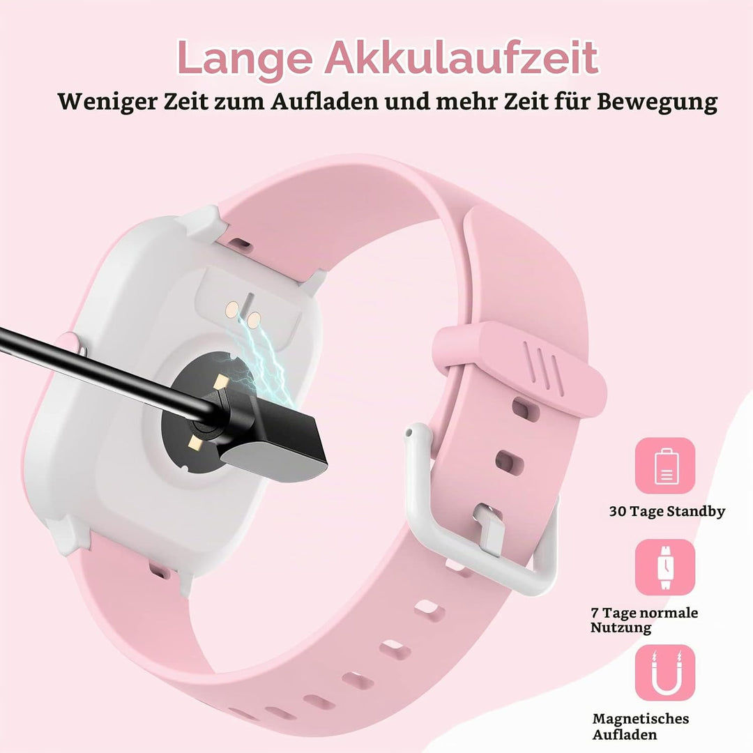 Fitness Tracker für Kinder, IP68 wasserdichter Aktivitäts Tracker, Schrittzähler, Herzfrequenzmesser