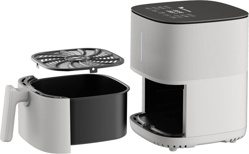 MasterPRO I-Rocket 500 | Hot Air Fryer | Colour White | 5 L Capacity and 1500 W Power | LED Touch Sc