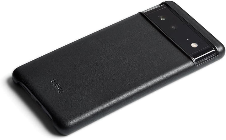 Bellroy Lederhülle für Pixel 6 – (Schlanke Handyhülle) - Black Schwarz, Schwarz