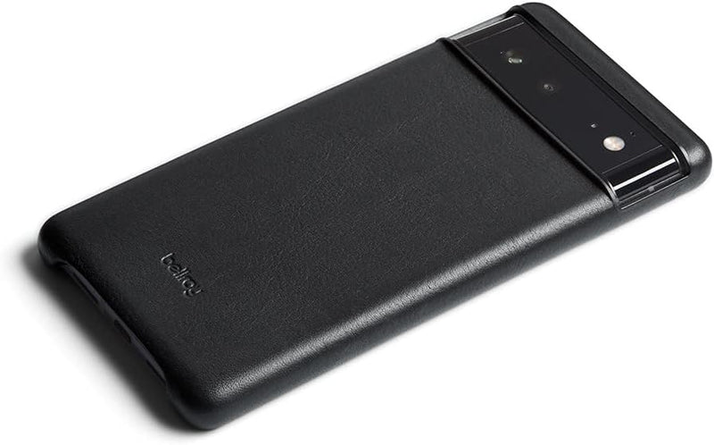 Bellroy Lederhülle für Pixel 6 – (Schlanke Handyhülle) - Black Schwarz, Schwarz