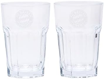 FC Bayern München Latte Macchiatto Glas I Gläser I 2er-Set I Fussball Einheitsgrösse, Einheitsgr