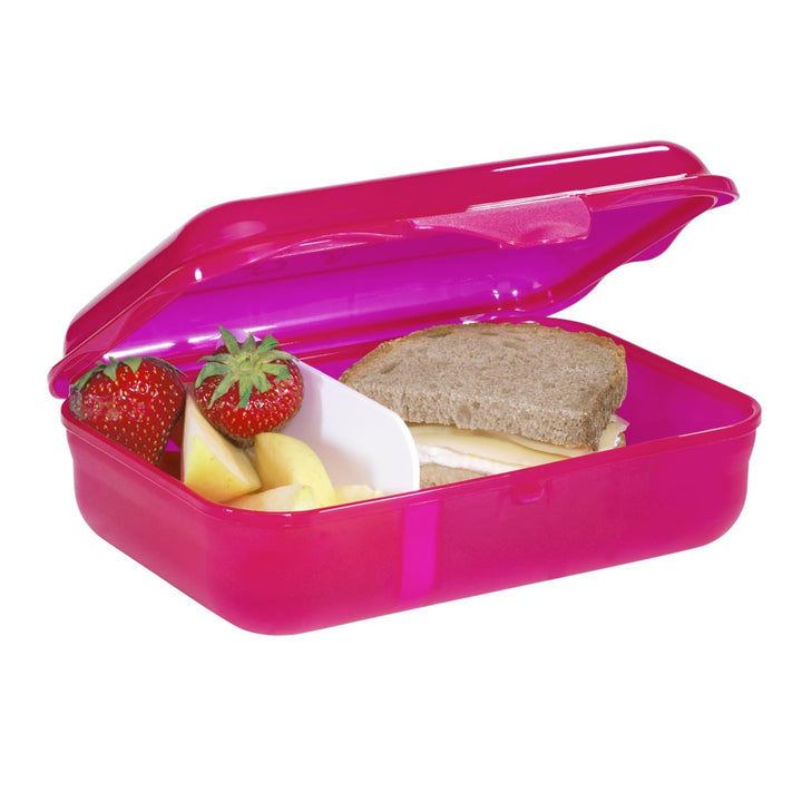 Step by Step Lunchbox „Wild Horse Nora“ pink, mit Trennwand und Klickverschluss, spülmaschinenfest,
