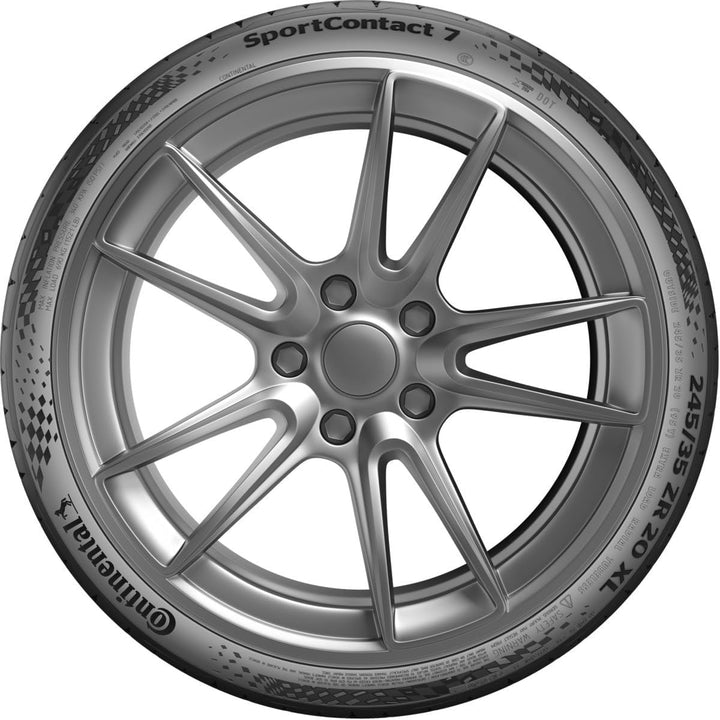CONTINENTAL SPORTCONTACT 7 XL FR - 275/30R20 97Y - Sommerreifen - D/A/73dB, 275/30R20 97Y