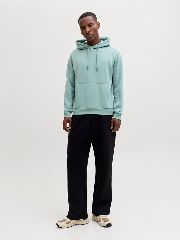 JACK & JONES Male Kapuzenpullover Einfarbig Kapuzenpullover XS Mineral Blue, XS Mineral Blue