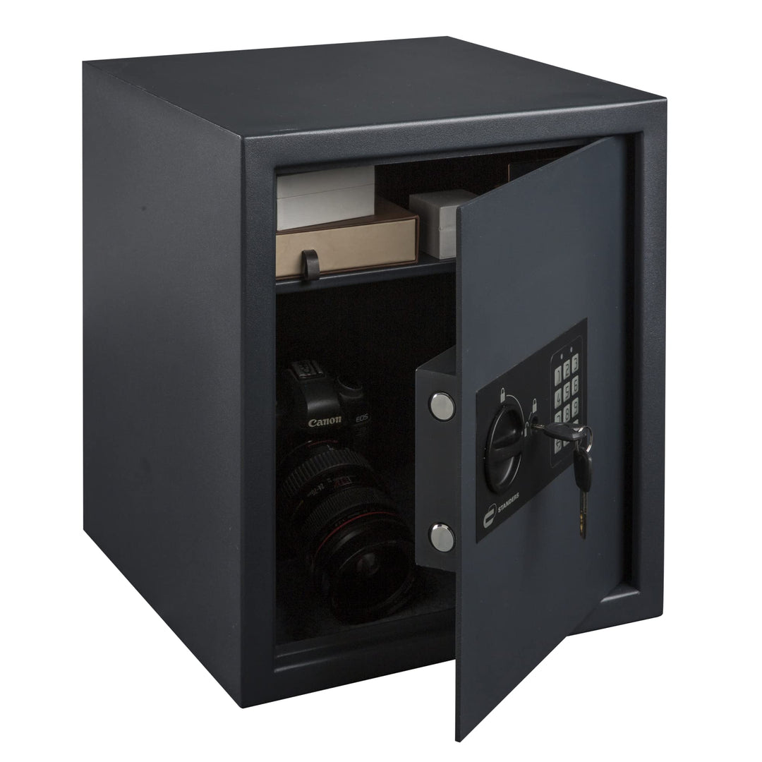 STANDERS - Elektronischer Safe - 40L - 40 x 35 x 36 cm - Wandtresor - Code-Safe - 2 Sicherheitsschlü