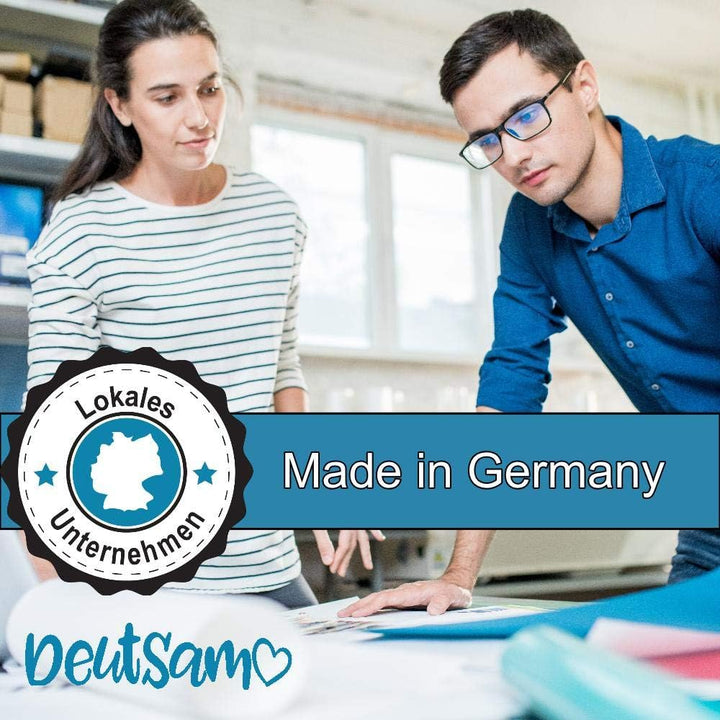 Deutsam Individuelle Leinwand Wegweiser Strand 2 Schwarz weiss mit eigenen Namen Geschenk für Verlie