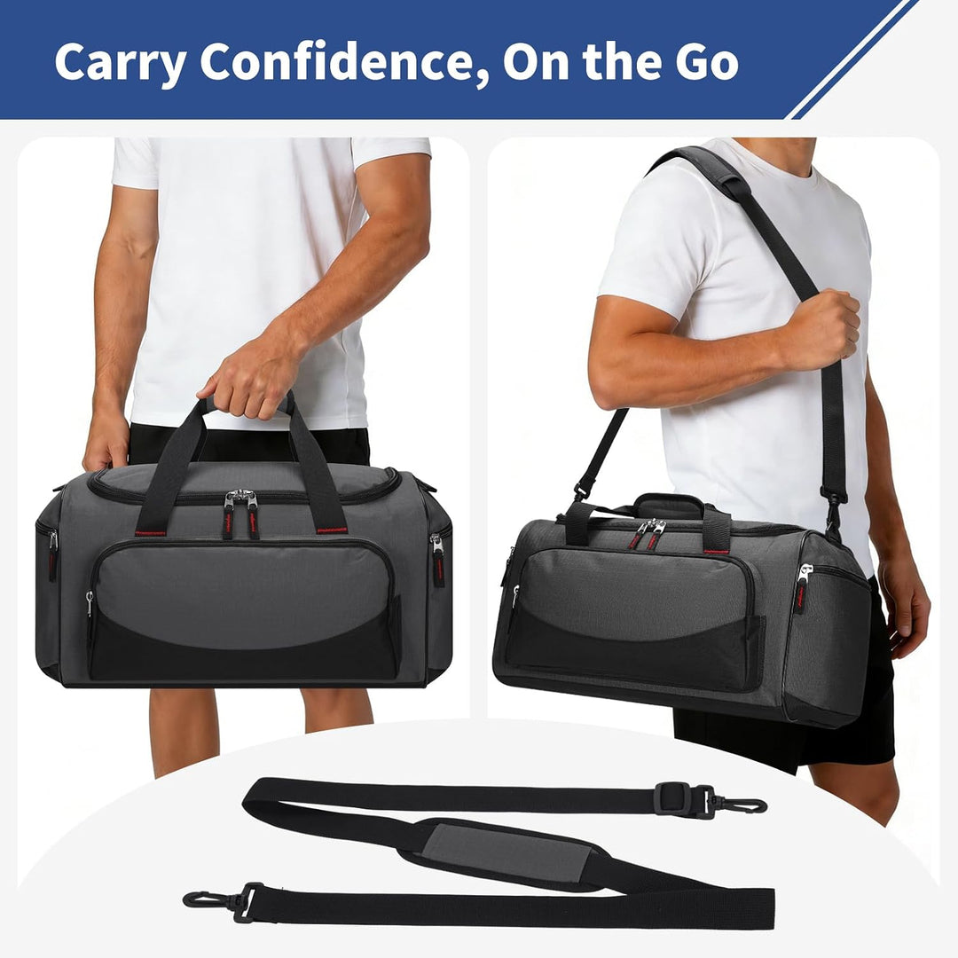 30L Kleine Sporttasche Reisetasche - 43x26x26cm Handgepäck Weekender Gym Tasche für Sport Training U