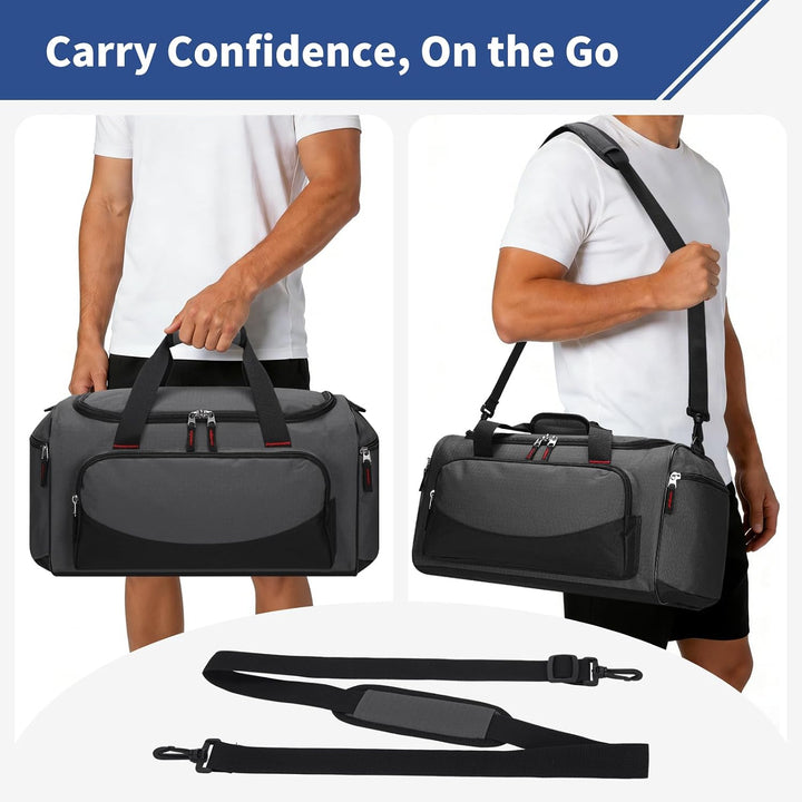 30L Kleine Sporttasche Reisetasche - 43x26x26cm Handgepäck Weekender Gym Tasche für Sport Training U