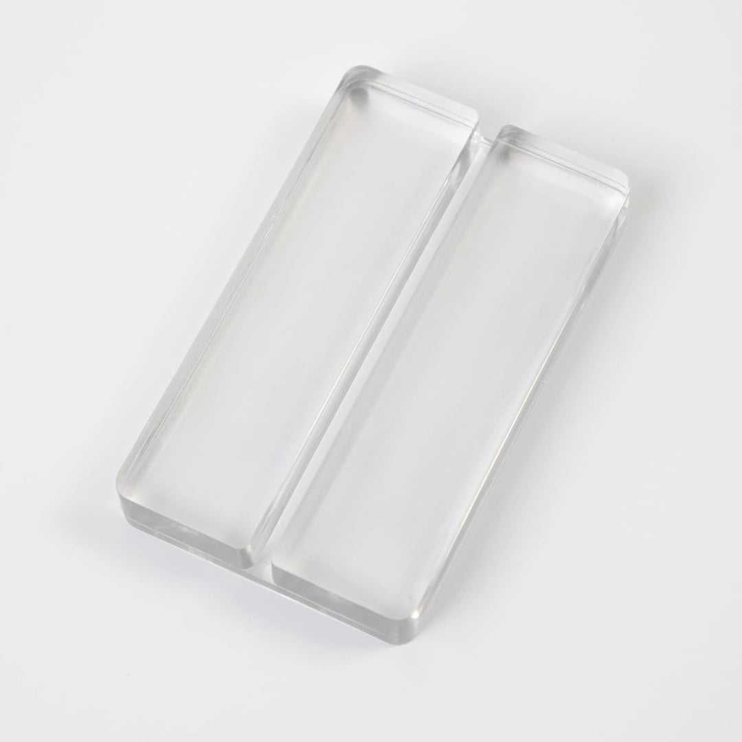 Mutualsign Acryl-Tischkartenhalter, 10 Stück, transparenter Acryl-Ständer mit Kartenschlitz für Nach