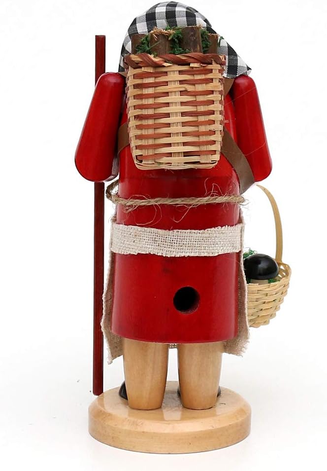 Wichtelstube-Kollektion Holz Räucherfrau Räuchermann Räuchermännchen Räucherfigur Waldfraa mit Jutes