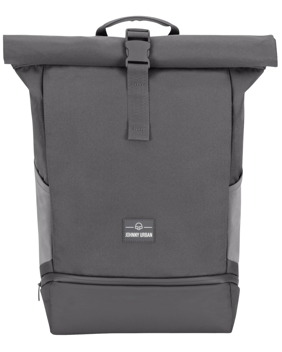 Johnny Urban Rolltop Rucksack Damen &amp; Herren Gross Grau - Allen Large - Laptop Backpack für Uni, Bus