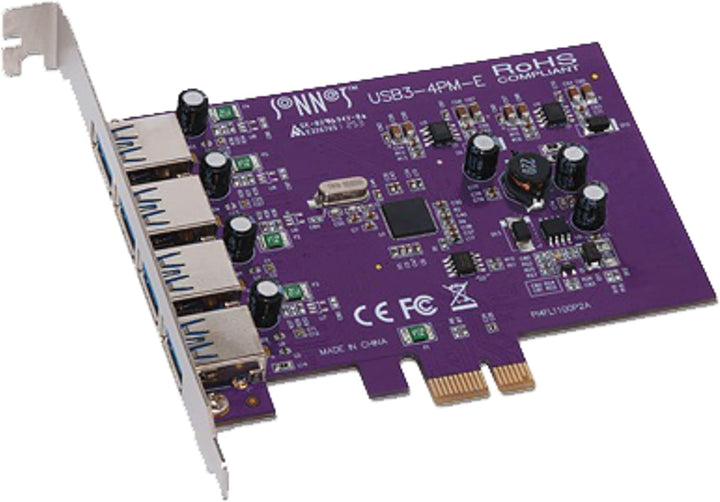 Sonnet Technologies USB3-4PM-E Allegro PCI-e Karte (4-Port, USB 3.2)