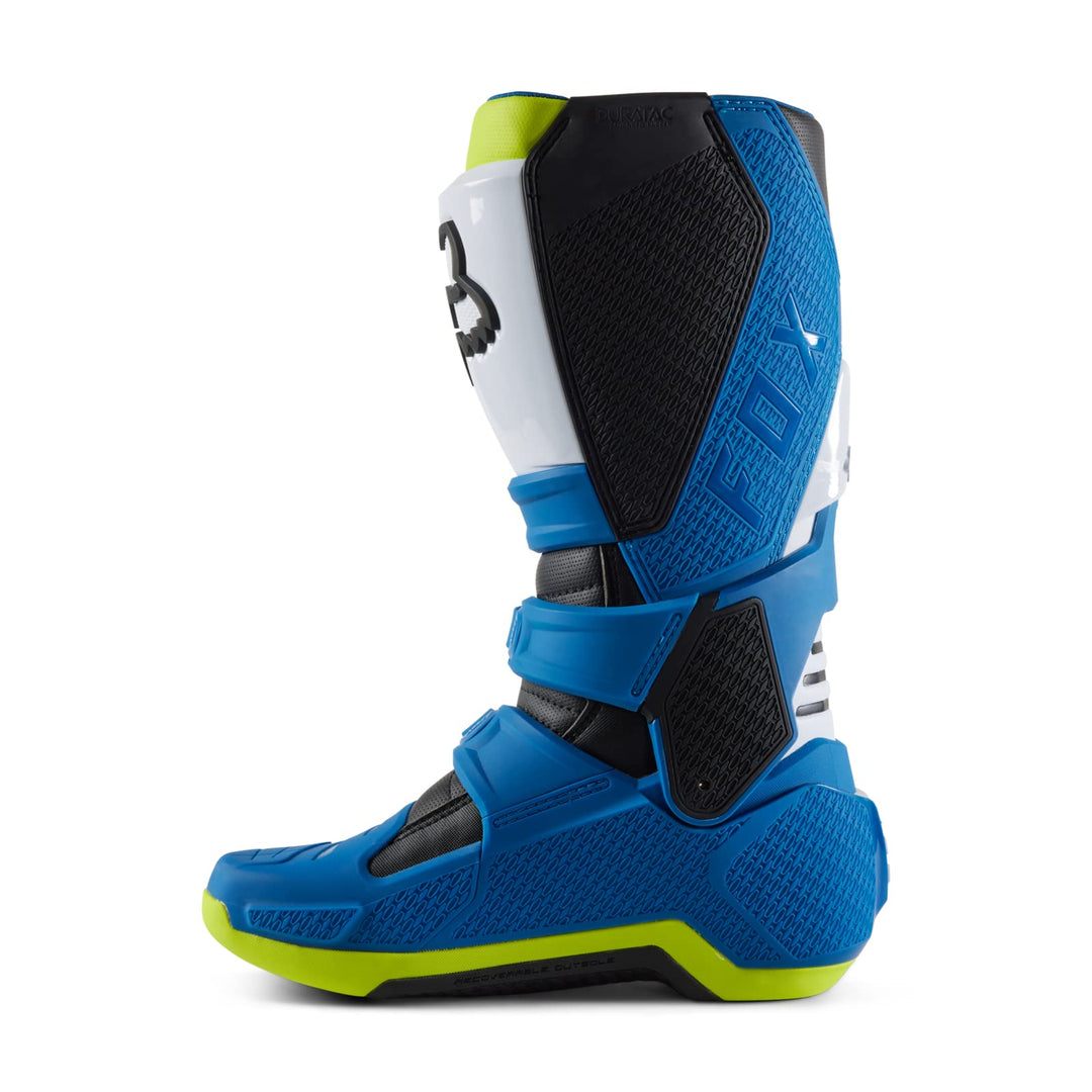 Fox Racing Herren Motion Motocross Stiefel Stiefel, Blau Gelb