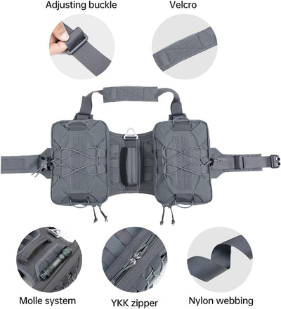 EXCELLENT ELITE SPANKER Service Jagd Hund Rucksack Rucksack Hundegeschirr Satteltasche Hunderucksack