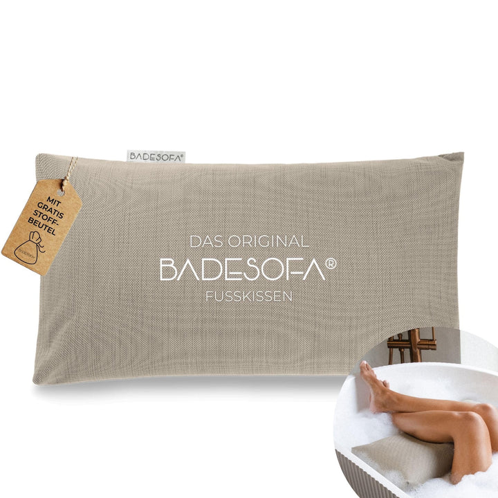 BADESOFA® Fusskissen | Premium-Qualität | Badewannen-Kissen für bequemes Baden | Made in EU | Badewa