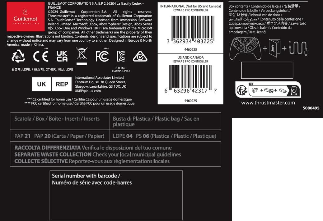 Thrustmaster eSwap S Controller für Xbox Series X|S / Xbox One / PC