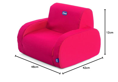 CHICCO BABYSESSEL TWIST Sitzfläche für 1 Kind, 3 Verwendungsmöglichkeiten: Couch, Longchair, Liege R