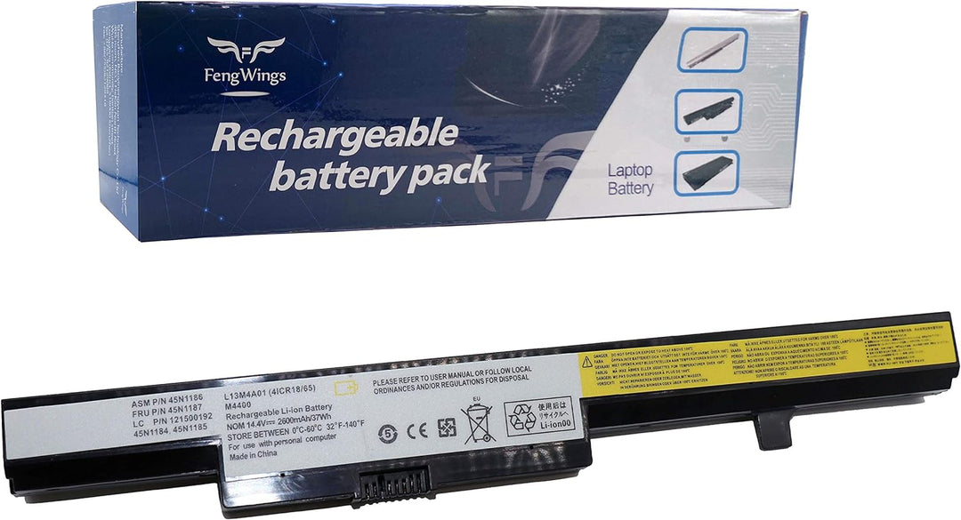 FengWings® L13L4A01 L13M4A01 L13M4A01, 14.4V 2200mAh Ersetzen für Lenovo B40-30 B40-50 B40-45A B40-7
