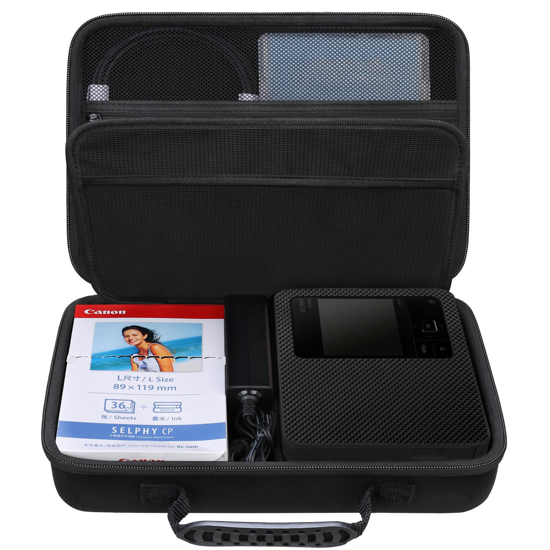 Elonbo Tragetasche für Canon SELPHY CP1500 Kompaktfotodrucker, tragbare Bluetooth Instant Print Kame