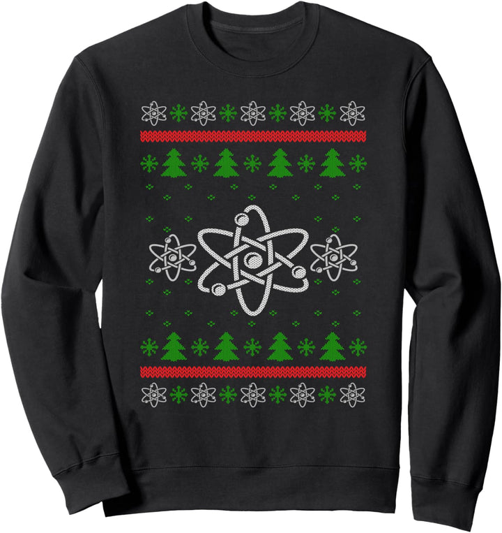Ugly Christmas Weihnachtsfeier Physiker Motiv Sweatshirt