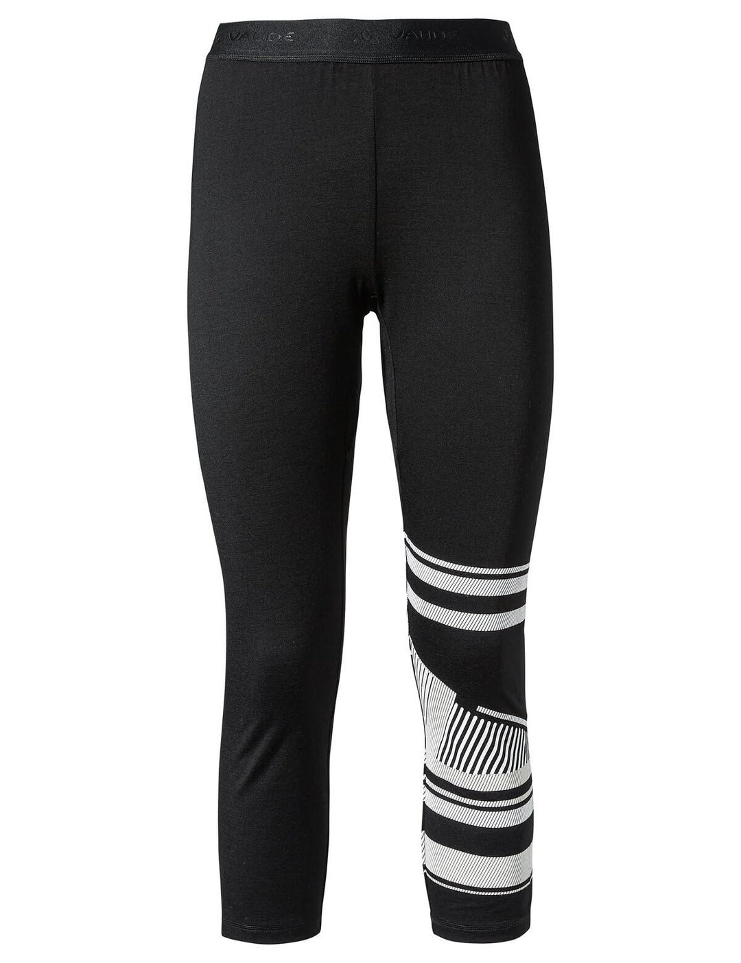 VAUDE Damen Hose Women's Monviso Wool 3/4 Tights, Schwarz