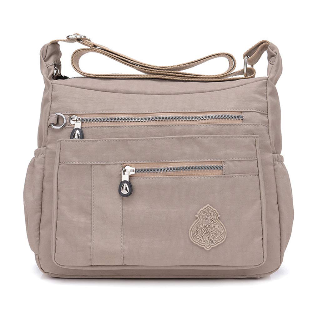 MINTEGRA Umhängetasche für Damen, Nylon, wasserdicht, Schultertasche, Messenger-Tasche, leicht, Pock